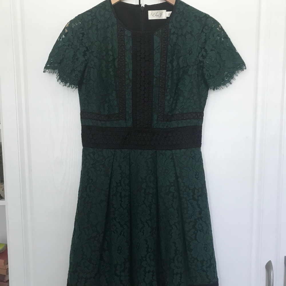 Eliza j green dress